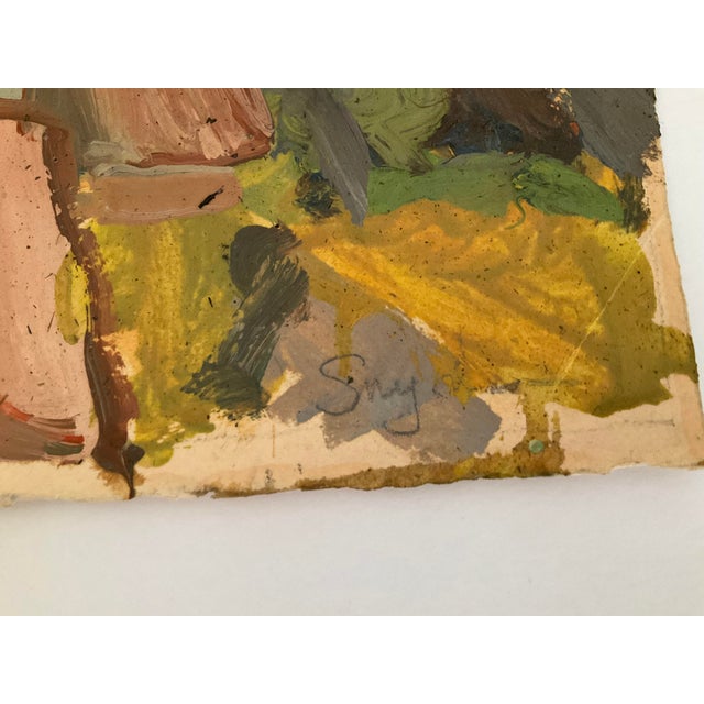 Abstract Richard Snyder 1960s Abstract Oil Painting For Sale - Image 3 of 6