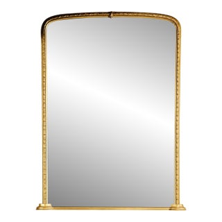 Regency Style, Monumental Archtop Mirror, Giltwood, Mirror, France, 19th C. For Sale