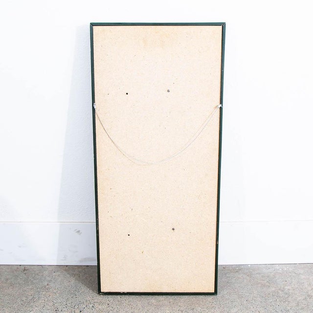 1960s Mid Century Modern Wall Art Metal Works Abstract Expressionist Shapes Framed For Sale - Image 9 of 12