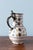 Pewter-Mounted Floral Jug from Brussels Faience, Late 18th Century For Sale - Image 4 of 11