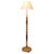 Brown Vintage Carved Floor Lamp, 1930 For Sale - Image 8 of 8