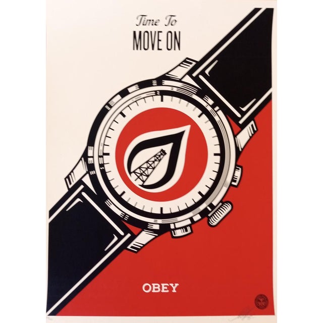 Shepard Fairey (Obey), Time to Move On, 2015, Serigraph For Sale - Image 6 of 6