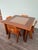 Dining set designed by Gigi Sabadin for Stilwood, Italy, 1970s The chairs are crafted from elegantly curved plywood and...