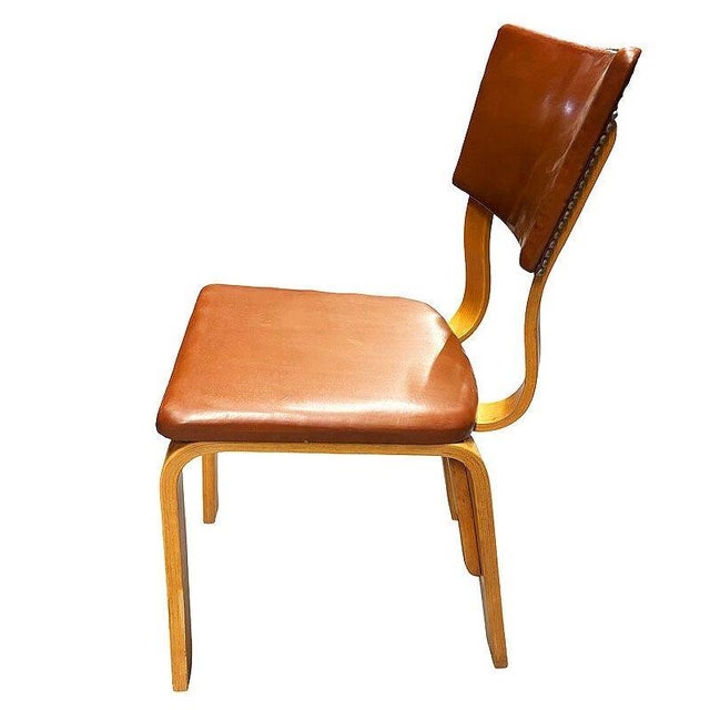 Pair of Mid-Century Modern Bentwood Side Chairs W/ Nailhead Back by Thonet For Sale In Los Angeles - Image 6 of 11
