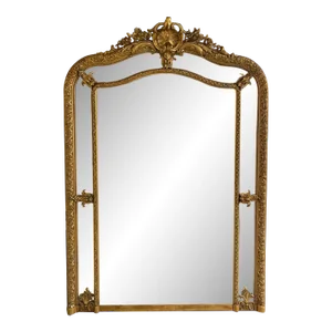 French Louis Xvi Giltwood Mirror