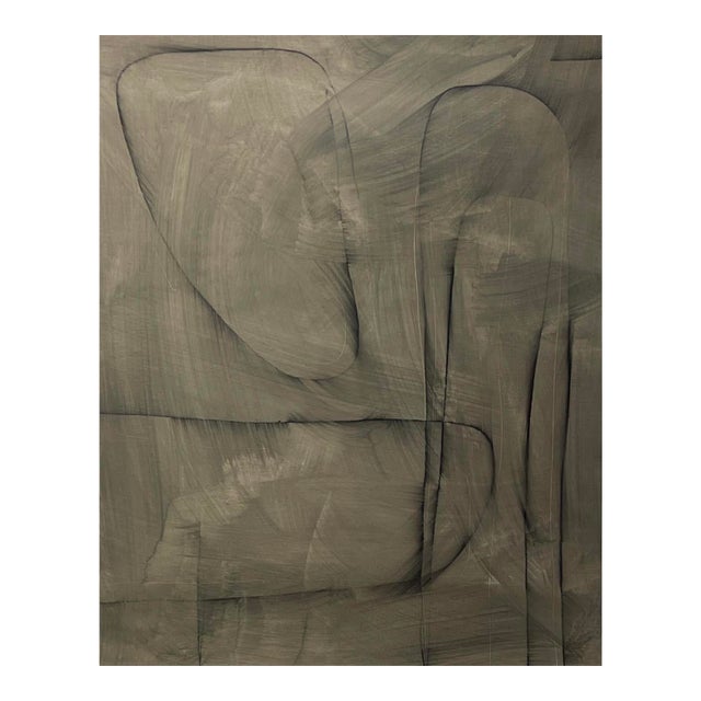 Untitled #Sp-220 by Murray Duncan, Abstract Geometric, Mix Media on Paper, Contemporary For Sale