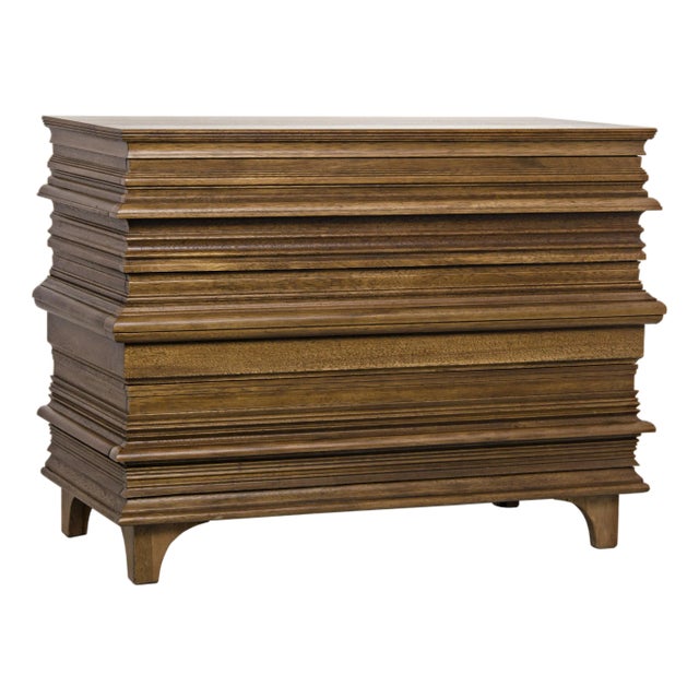 Bernard Chest in Dark Walnut For Sale