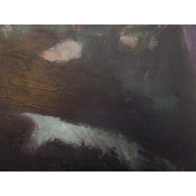 As good a language as any other. That yellow makes the painting, in my opinion. A small tribe lives at the top of this...