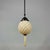 Art Deco Opaline Glass and Burnished Brass Pendants, Germany 1930s, Set of 2 For Sale - Image 14 of 17