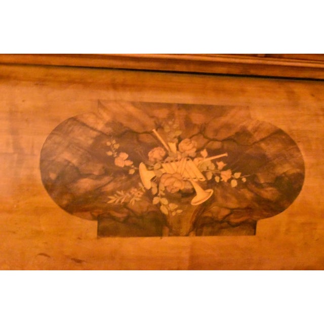 French 19th Century French Louis XVI Cylinder Front Desk For Sale - Image 3 of 8