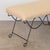 Panoplie Iron Double Loop Bench, Yellow Linen For Sale - Image 10 of 13
