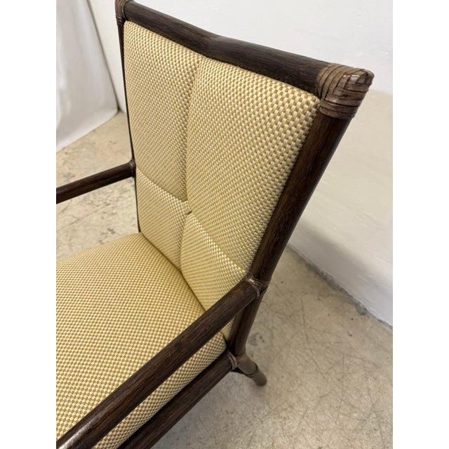 Mid-Century McGuire Bamboo and Fabric Lounge Chair, 1970s For Sale - Image 11 of 12