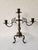 Baroque Antique Three-Armed Candlestick in Bronze, 1960s For Sale - Image 3 of 18