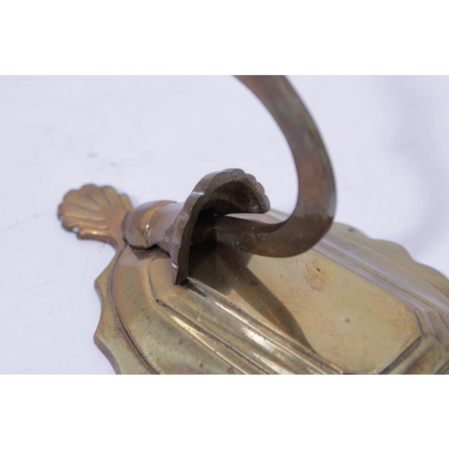Pair of Mottahedeh Brass Winterthur Candle Sconces For Sale - Image 10 of 12