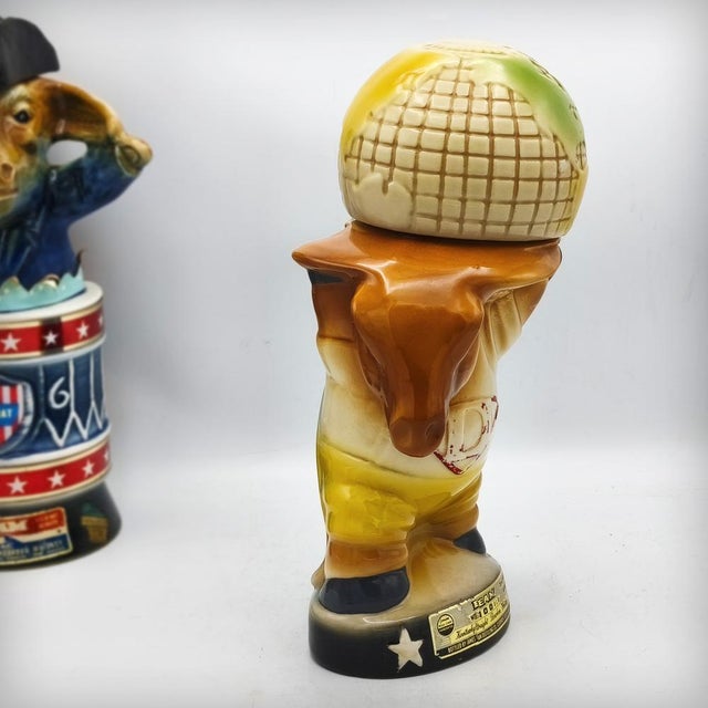 Ceramic Superhero Donkey Carafe by Jim Beam, USA, 1980s For Sale - Image 12 of 14
