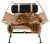 Lounge Chair in Metal and Sheepskin attributed to Hans J. Wegner, 1960s For Sale