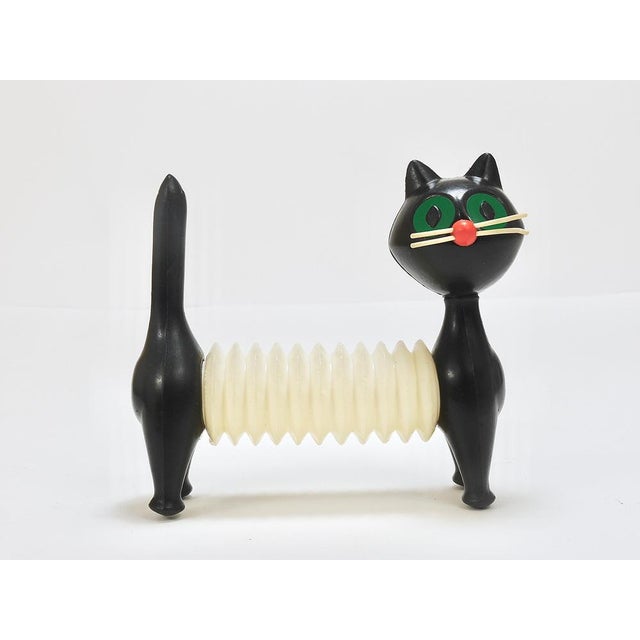 Liba Accordion Toy Cat by Libuše Niklová for Fatra, Former Czechoslovakia, 1963 For Sale - Image 14 of 18