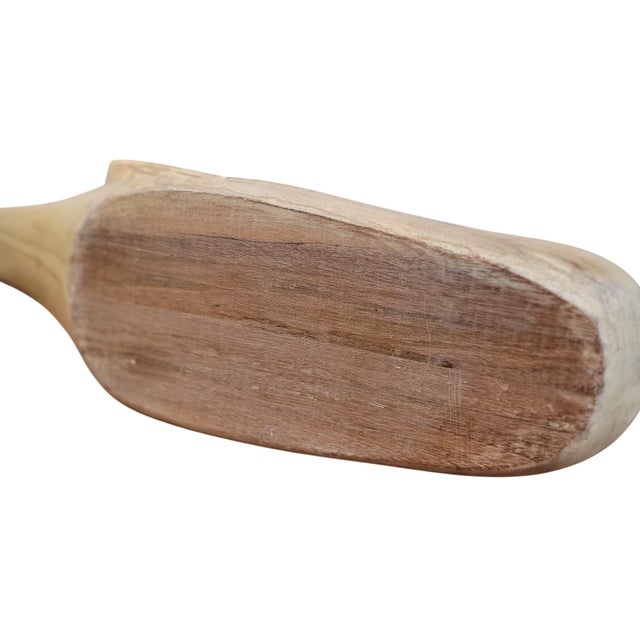 Italian Mid-Century Modern Hand-Carved Wooden Swan With Brass Beak, C. 1960s–70s For Sale - Image 16 of 16