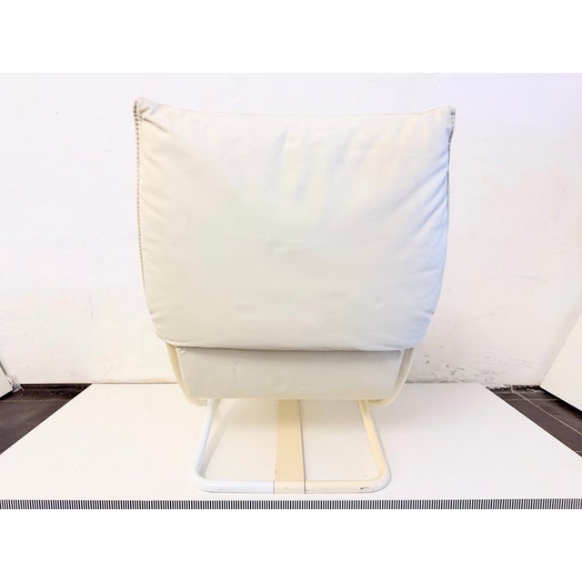 Postmodern Set of Postmodern Rocking Chair and Ottoman by Robert Haussmann for WK Möbel, 1970s For Sale - Image 3 of 14