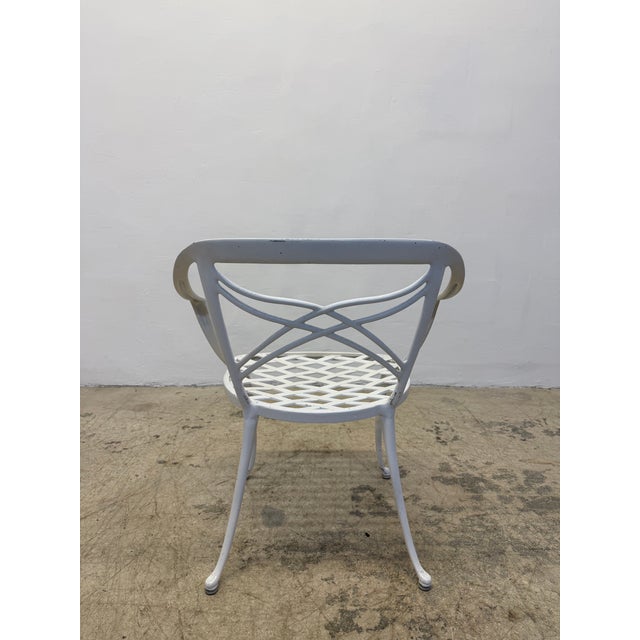 1960s Mid-Century Brown Jordan Outdoor Aluminum Dining Chairs, 1960s - Set of Four For Sale - Image 5 of 16