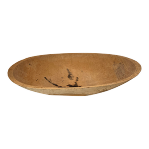 Antique Wooden Dough Bowl Rustic Folk Art