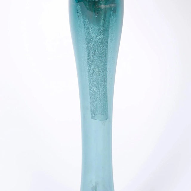 Blue Mercury Glass Gazing Ball For Sale - Image 4 of 7