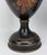 Metal Pair of Vintage Neoclassical Painted Toleware Lidded Urns With Lion Mask Handles For Sale - Image 7 of 12