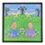 Original Acrylic Folk Art Painting From Renowned Key West Artist 'Just Us' For Sale