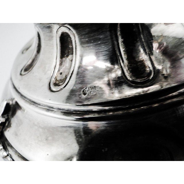 Art Nouveau Bowl on Stand with Flute Vase, 1900s For Sale - Image 6 of 13