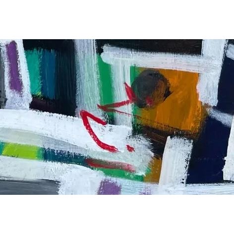 Original Modern Abstract Painting "Maiden's Dream" by C. Taylor, 2008 For Sale - Image 9 of 10