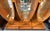Late 20th Century Vintage Art Deco Style Fan & Feather Shaped Three Section Lighted Display Cabinet For Sale - Image 5 of 18