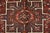 Vintage Karajeh Rug 4'10'' X 6'2'' Red Wool Tribal Hand-Knotted Oriental Carpet For Sale - Image 10 of 15