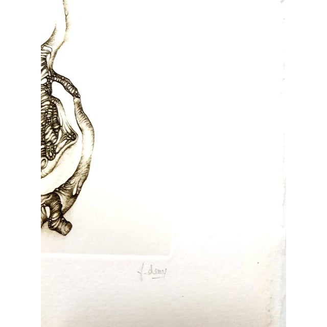 Fred Deux - Grey III - Signed Original Etching Signed and Numbered Edition of 100 Dimensions: 24 x 14 cm Fred Deux Fred...