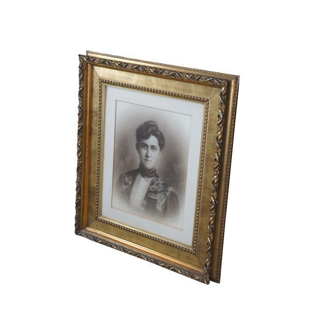 Antique Late Victorian Portrait by John Rudolph Zweifel, a photographer from Duluth Minnesota, circa 1903. Features a...