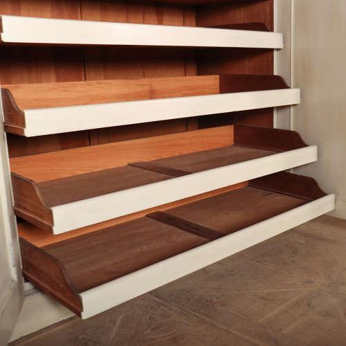 Swedish Style Painted Linen Cupboard For Sale - Image 11 of 12