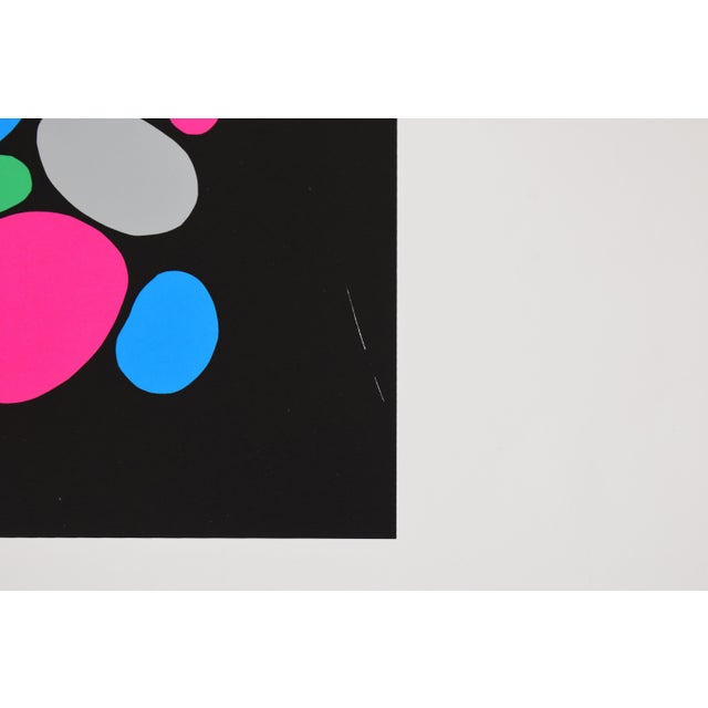 1980s Stones 1 Poster by Verner Panton for Ege Axminister, 1986 For Sale - Image 5 of 10