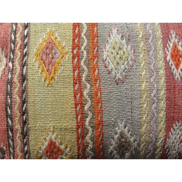 Kilim Rug Pillow For Sale - Image 5 of 11