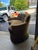 Beautiful curved setee’ that I used at my 54/60” dining table. Tufted back; box pleated skirt, down high crown seat. Dark...