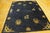 1930s Navy Blue Floral Traditional Shou Symbols Antique Chinese Peking Rug For Sale - Image 4 of 9