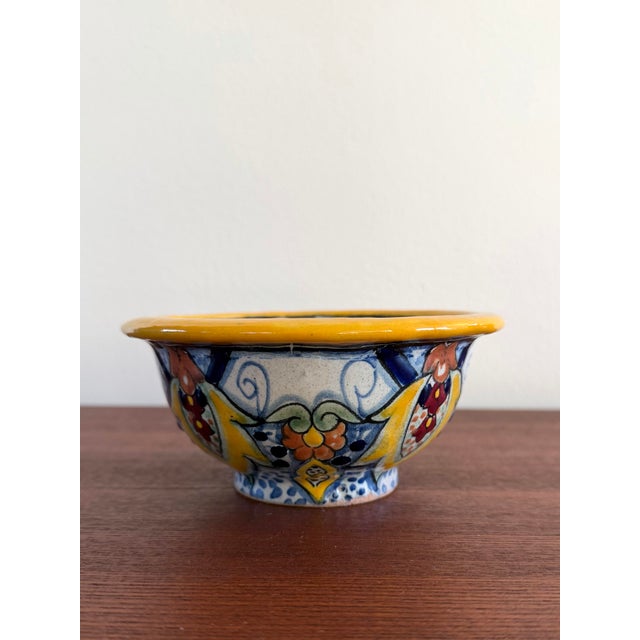 Late 20th Century Late 20th Century Mexican Talavera ‘La Corona’ Pottery Bowl For Sale - Image 5 of 10