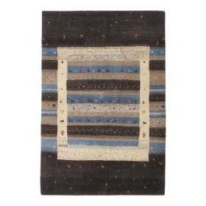 Vintage Hand-Knotted Gabbeh Rug 4'0" X 6'0"