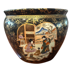Vintage Asian Porcelain Planter