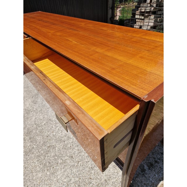 Vintage Mahogany Burl Sideboard, 1950s For Sale - Image 16 of 18