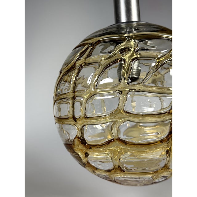 1960s Globe Pendant Lamp by Doria Leuchten, Germany, 1960s For Sale - Image 5 of 14