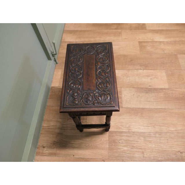 2000 - 2009 19th Oak Joint Coffin Table For Sale - Image 5 of 8