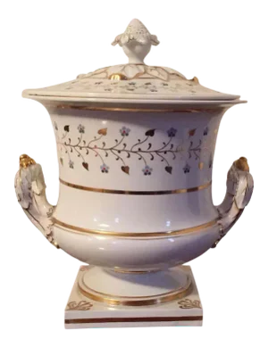 1820 English Regency Worcester Flight Barr Porcelain Vase