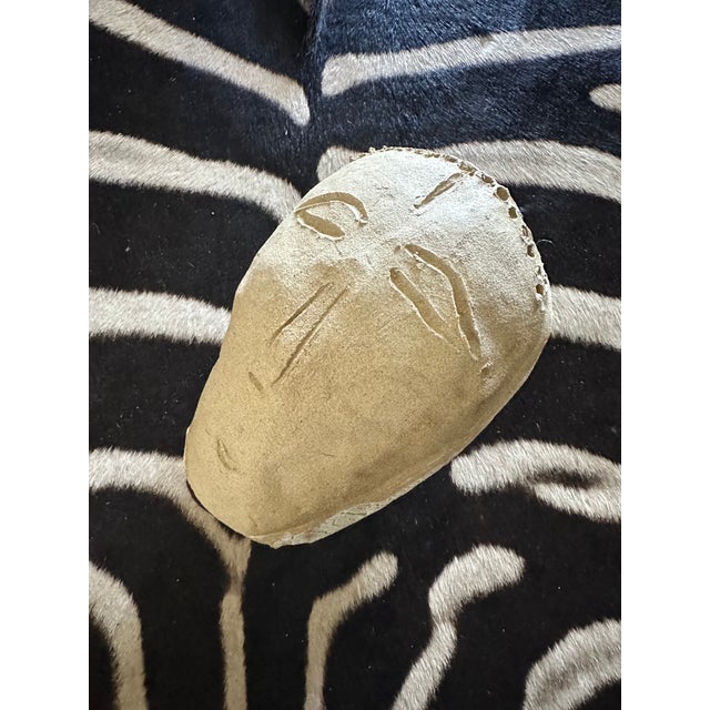 Vintage Handmade Folk Art Face Vase Sculpture For Sale - Image 15 of 18