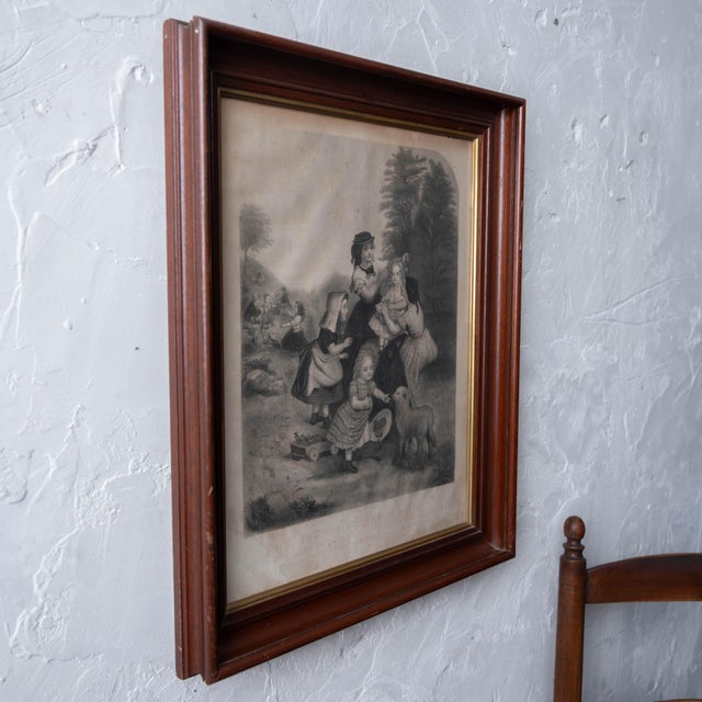 Brown The Spring Time of Life Engraving by G. Bather, c.1868 For Sale - Image 8 of 8