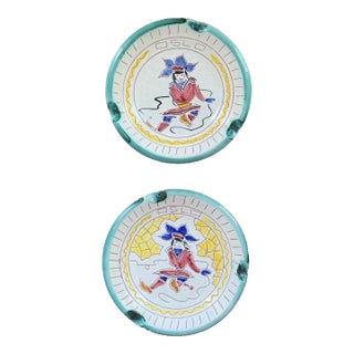 Vintage Ceramic Ashtray or Catchall— a Pair For Sale