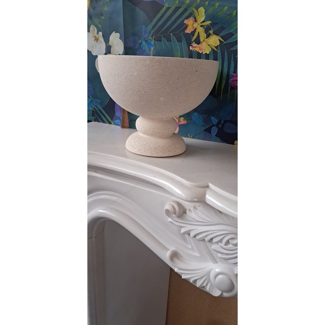 Contemporary Vicenza Stone Vase by Achille Grassi For Sale - Image 3 of 7